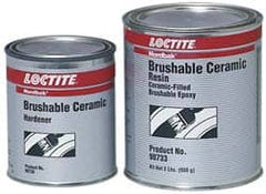 Loctite - 2 Lb Kit Gray Epoxy Resin Filler/Repair Caulk - 248°F Max Operating Temp, 6 hr Full Cure Time, Series 209 - Americas Industrial Supply