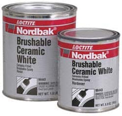 Loctite - 2 Lb Kit White Epoxy Resin Filler/Repair Caulk - 200°F Max Operating Temp, 5 hr Full Cure Time, Series 209 - Americas Industrial Supply