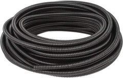 Hubbell Wiring Device-Kellems - 3/8" Trade Size, 100' Long, Flexible Liquidtight Conduit - PVC, 12.6mm ID, Black - Americas Industrial Supply