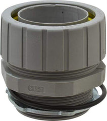 Hubbell Wiring Device-Kellems - 2" Trade, Nylon Push In Straight Liquidtight Conduit Connector - Noninsulated - Americas Industrial Supply