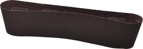Norton - 4" Wide x 36" OAL, 150 Grit, Aluminum Oxide Abrasive Belt - Aluminum Oxide, Very Fine, Coated, X Weighted Cloth Backing, Series R228 - Americas Industrial Supply