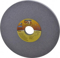 Norton - 8" Diam x 1-1/4" Hole x 1/2" Thick, I Hardness, 60 Grit Surface Grinding Wheel - Aluminum Oxide, Type 1, Medium Grade, 3,600 Max RPM, Vitrified Bond, No Recess - Americas Industrial Supply