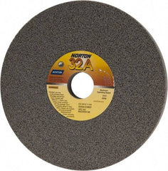 Norton - 8" Diam x 1-1/4" Hole x 3/4" Thick, G Hardness, 60 Grit Surface Grinding Wheel - Aluminum Oxide, Type 1, Medium Grade, 3,600 Max RPM, Vitrified Bond, No Recess - Americas Industrial Supply