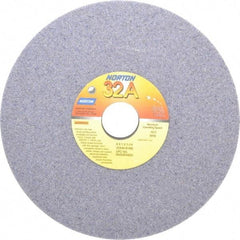 Norton - 8" Diam x 1-1/4" Hole x 1" Thick, K Hardness, 46 Grit Surface Grinding Wheel - Aluminum Oxide, Type 1, Coarse Grade, 3,600 Max RPM, Vitrified Bond, No Recess - Americas Industrial Supply