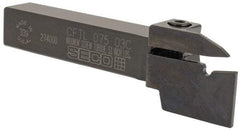 Seco - External Thread, 0.43" Max Depth of Cut, 5" OAL, Left Hand Indexable Grooving Cutoff Toolholder - 3/4" Shank Height x 3/4" Shank Width, LCMR Insert Style, CFTL Toolholder Style, Series Multi-Directional Turning (MDT) - Americas Industrial Supply