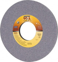 Norton - 10" Diam x 3" Hole x 1/2" Thick, K Hardness, 60 Grit Surface Grinding Wheel - Aluminum Oxide, Type 1, Medium Grade, 2,485 Max RPM, Vitrified Bond, No Recess - Americas Industrial Supply