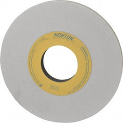 Norton - 10" Diam x 3" Hole x 3/4" Thick, I Hardness, 60 Grit Surface Grinding Wheel - Aluminum Oxide, Type 1, Medium Grade, 2,485 Max RPM, Vitrified Bond, No Recess - Americas Industrial Supply
