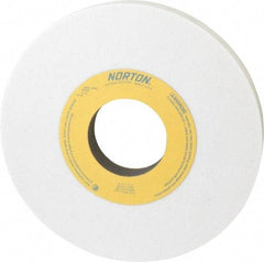 Norton - 10" Diam x 3" Hole x 1" Thick, I Hardness, 60 Grit Surface Grinding Wheel - Aluminum Oxide, Type 1, Medium Grade, 2,485 Max RPM, Vitrified Bond, No Recess - Americas Industrial Supply