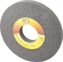 Norton - 10" Diam x 3" Hole x 1" Thick, G Hardness, 46 Grit Surface Grinding Wheel - Aluminum Oxide, Type 1, Coarse Grade, 2,485 Max RPM, Vitrified Bond, No Recess - Americas Industrial Supply