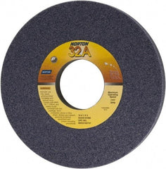 Norton - 10" Diam x 3" Hole x 1" Thick, H Hardness, 46 Grit Surface Grinding Wheel - Aluminum Oxide, Type 1, Coarse Grade, 2,485 Max RPM, Vitrified Bond, No Recess - Americas Industrial Supply