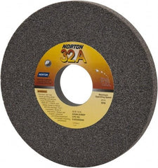 Norton - 12" Diam x 3" Hole x 1" Thick, G Hardness, 46 Grit Surface Grinding Wheel - Aluminum Oxide, Type 1, Coarse Grade, 2,070 Max RPM, Vitrified Bond, No Recess - Americas Industrial Supply