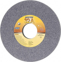 Norton - 12" Diam x 3" Hole x 1" Thick, K Hardness, 46 Grit Surface Grinding Wheel - Aluminum Oxide, Type 1, Coarse Grade, 2,070 Max RPM, Vitrified Bond, No Recess - Americas Industrial Supply