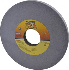 Norton - 12" Diam x 3" Hole x 1" Thick, H Hardness, 60 Grit Surface Grinding Wheel - Aluminum Oxide, Type 1, Medium Grade, 2,070 Max RPM, Vitrified Bond, No Recess - Americas Industrial Supply