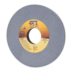 Norton - 12" Diam x 3" Hole x 1" Thick, K Hardness, 60 Grit Surface Grinding Wheel - Aluminum Oxide, Type 1, Medium Grade, 2,070 Max RPM, Vitrified Bond, No Recess - Americas Industrial Supply