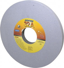 Norton - 12" Diam x 3" Hole x 1" Thick, K Hardness, 80 Grit Surface Grinding Wheel - Aluminum Oxide, Type 1, Medium Grade, 2,070 Max RPM, Vitrified Bond, No Recess - Americas Industrial Supply