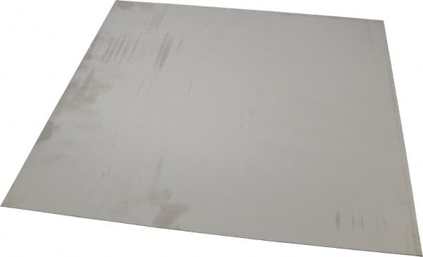 Made in USA - 0.03 Inch Thick x 12 Inch Wide x 12 Inch Long, 304 Stainless Steel Sheet - Intermediate Polished Finish, #4 - Americas Industrial Supply
