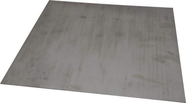 Made in USA - 0.048 Inch Thick x 12 Inch Wide x 12 Inch Long, 304 Stainless Steel Sheet - Intermediate Polished Finish, #4 - Americas Industrial Supply