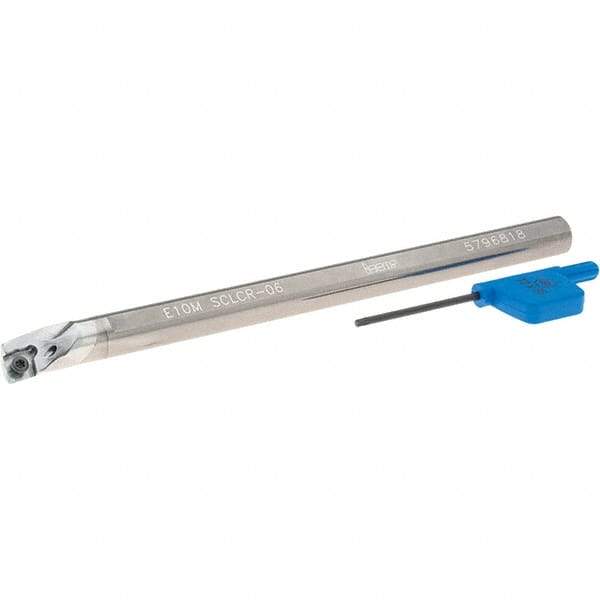 Iscar - 14mm Min Bore Diam, 150mm OAL, 10mm Shank Diam, E-SCLC Indexable Boring Bar - CC.T 0602.. Insert, Screw Holding Method - Americas Industrial Supply