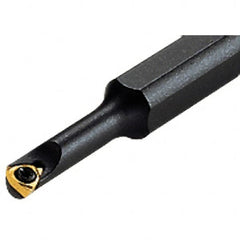 Iscar - 11mm Min Bore Diam, 125mm OAL, 10mm Shank Diam, S-SWUB Indexable Boring Bar - WB.T 52.. Insert, Screw or Clamp Holding Method - Americas Industrial Supply
