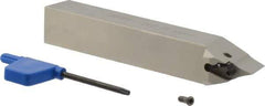 Iscar - SVVN, Neutral Cut, 0° Lead Angle, 3/4" Shank Height x 3/4" Shank Width, Negative Rake Indexable Turning Toolholder - 5" OAL, VN..25.. Insert Compatibility, Series Isoturn - Americas Industrial Supply