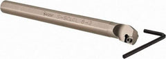 Iscar - 0.622" Min Bore Diam, 6" OAL, 1/2" Shank Diam, S-SCLC Indexable Boring Bar - CC.T 2 Insert, Screw Holding Method - Americas Industrial Supply