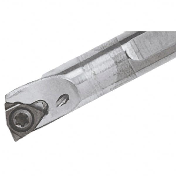 Iscar - 6.6mm Min Bore Diam, 100mm OAL, 6mm Shank Diam, A-SWUC Indexable Boring Bar - WCGT 0201.. Insert - Americas Industrial Supply
