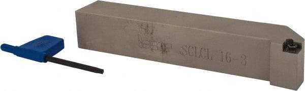 Iscar - SCLC, Left Hand Cut, 1" Shank Height x 1" Shank Width, Neutral Rake Indexable Turning Toolholder - 6" OAL, CC.T 3 Insert Compatibility, Series Isoturn - Americas Industrial Supply