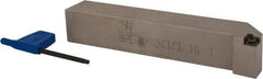 Iscar - SCLC, Left Hand Cut, 1" Shank Height x 1" Shank Width, Neutral Rake Indexable Turning Toolholder - 6" OAL, CC.T 3 Insert Compatibility, Series Isoturn - Americas Industrial Supply