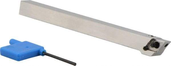 Iscar - PDAC, Right Hand Cut, 12mm Shank Height x 12mm Shank Width, Neutral Rake Indexable Turning Toolholder - 150mm OAL, DC..11T3.. Insert Compatibility, Series Isoturn - Americas Industrial Supply