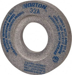 Norton - 12" Diam x 5" Hole x 2" Thick, H Hardness, 46 Grit Surface Grinding Wheel - Aluminum Oxide, Type 7, Coarse Grade, 2,070 Max RPM, Vitrified Bond, Two-Side Recess - Americas Industrial Supply