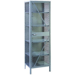 Lyon - 4 Shelf Locking Storage Cabinet - Americas Industrial Supply