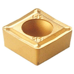 Iscar - SCMT3-1 SM Grade IC807 Carbide Turning Insert - TiAlN Finish, 90° Square, 3/8" Inscr Circle, 5/32" Thick, 1/64" Corner Radius - Americas Industrial Supply