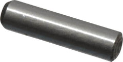 Value Collection - 1/16" Diam x 1/4" Pin Length Grade 8 Alloy Steel Standard Dowel Pin - C 50-58 Hardness, 800 Lb Breaking Strength, 1 Beveled & 1 Rounded End - Americas Industrial Supply