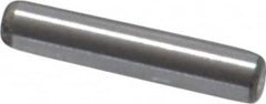 Value Collection - 1/16" Diam x 5/16" Pin Length Grade 8 Alloy Steel Standard Dowel Pin - C 50-58 Hardness, 800 Lb Breaking Strength, 1 Beveled & 1 Rounded End - Americas Industrial Supply