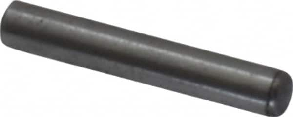 Value Collection - 1/16" Diam x 3/8" Pin Length Grade 8 Alloy Steel Standard Dowel Pin - C 50-58 Hardness, 800 Lb Breaking Strength, 1 Beveled & 1 Rounded End - Americas Industrial Supply