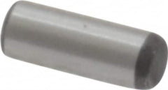 Value Collection - 3/32" Diam x 1/4" Pin Length Grade 8 Alloy Steel Standard Dowel Pin - C 50-58 Hardness, 1,800 Lb Breaking Strength, 1 Beveled & 1 Rounded End - Americas Industrial Supply
