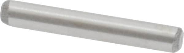 Value Collection - 3/32" Diam x 5/8" Pin Length Grade 8 Alloy Steel Standard Dowel Pin - C 50-58 Hardness, 1,800 Lb Breaking Strength, 1 Beveled & 1 Rounded End - Americas Industrial Supply