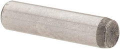 Value Collection - 1/8" Diam x 1/2" Pin Length Grade 8 Alloy Steel Standard Dowel Pin - C 50-58 Hardness, 3,200 Lb Breaking Strength, 1 Beveled & 1 Rounded End - Americas Industrial Supply