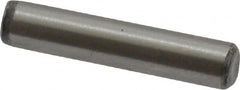 Value Collection - 1/8" Diam x 5/8" Pin Length Grade 8 Alloy Steel Standard Dowel Pin - C 50-58 Hardness, 3,200 Lb Breaking Strength, 1 Beveled & 1 Rounded End - Americas Industrial Supply