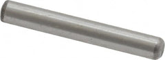 Value Collection - 1/8" Diam x 7/8" Pin Length Grade 8 Alloy Steel Standard Dowel Pin - C 50-58 Hardness, 3,200 Lb Breaking Strength, 1 Beveled & 1 Rounded End - Americas Industrial Supply