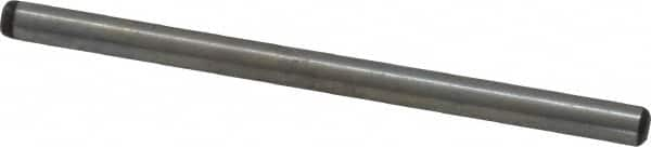 Value Collection - 1/8" Diam x 2" Pin Length Grade 8 Alloy Steel Standard Dowel Pin - C 50-58 Hardness, 3,200 Lb Breaking Strength, 1 Beveled & 1 Rounded End - Americas Industrial Supply