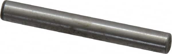 Value Collection - 3/16" Diam x 1-1/2" Pin Length Grade 8 Alloy Steel Standard Dowel Pin - C 50-58 Hardness, 7,200 Lb Breaking Strength, 1 Beveled & 1 Rounded End - Americas Industrial Supply