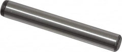 Value Collection - 1/4" Diam x 1-3/4" Pin Length Grade 8 Alloy Steel Standard Dowel Pin - C 50-58 Hardness, 12,800 Lb Breaking Strength, 1 Beveled & 1 Rounded End - Americas Industrial Supply