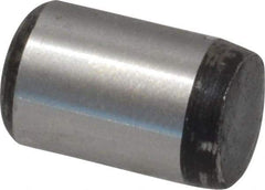 Value Collection - 5/16" Diam x 1/2" Pin Length Grade 8 Alloy Steel Standard Dowel Pin - C 50-58 Hardness, 20,000 Lb Breaking Strength, 1 Beveled & 1 Rounded End - Americas Industrial Supply