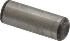Value Collection - 5/16" Diam x 7/8" Pin Length Grade 8 Alloy Steel Standard Dowel Pin - C 50-58 Hardness, 20,000 Lb Breaking Strength, 1 Beveled & 1 Rounded End - Americas Industrial Supply
