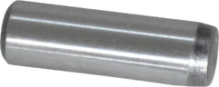 Value Collection - 5/16" Diam x 1" Pin Length Grade 8 Alloy Steel Standard Dowel Pin - C 50-58 Hardness, 20,000 Lb Breaking Strength, 1 Beveled & 1 Rounded End - Americas Industrial Supply