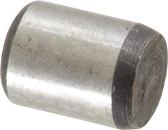 Value Collection - 3/8" Diam x 1/2" Pin Length Grade 8 Alloy Steel Standard Dowel Pin - C 50-58 Hardness, 28,700 Lb Breaking Strength, 1 Beveled & 1 Rounded End - Americas Industrial Supply