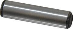 Value Collection - 3/8" Diam x 1-1/2" Pin Length Grade 8 Alloy Steel Standard Dowel Pin - C 50-58 Hardness, 28,700 Lb Breaking Strength, 1 Beveled & 1 Rounded End - Americas Industrial Supply