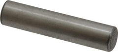 Value Collection - 7/16" Diam x 2" Pin Length Grade 8 Alloy Steel Standard Dowel Pin - C 50-58 Hardness, 39,100 Lb Breaking Strength, 1 Beveled & 1 Rounded End - Americas Industrial Supply