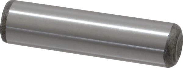 Value Collection - 1/2" Diam x 2" Pin Length Grade 8 Alloy Steel Standard Dowel Pin - C 50-58 Hardness, 51,000 Lb Breaking Strength, 1 Beveled & 1 Rounded End - Americas Industrial Supply